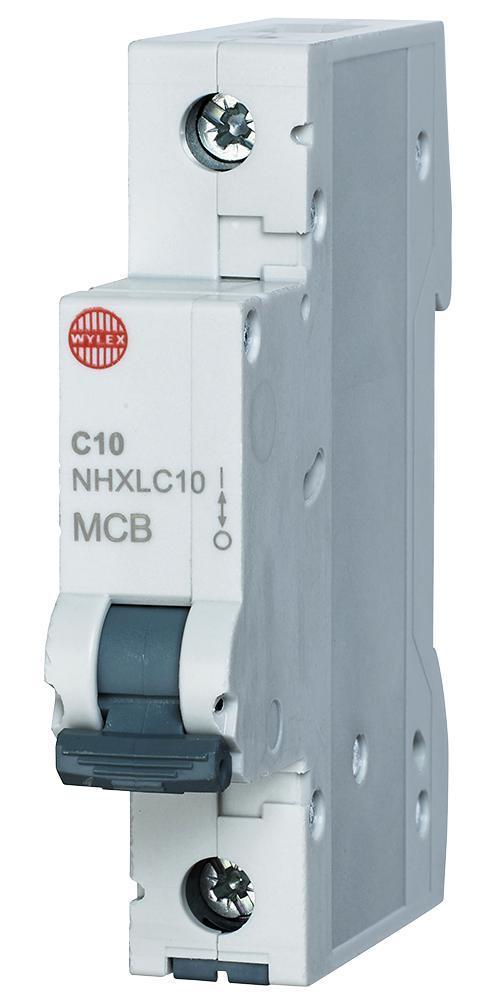 10A Single Pole C Curve MCB - WYLEX