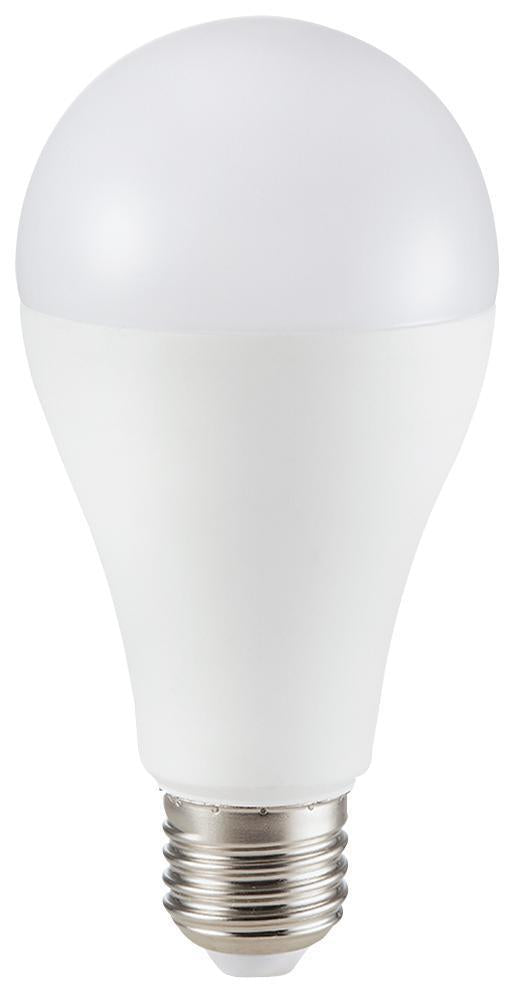 12W Frosted GLS LED Lamp, E27, Warm White - V-TAC