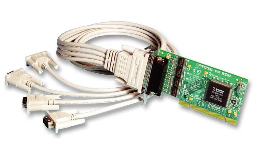 4 PORT RS232 PCI SERIAL CARD - BRAINBOXES