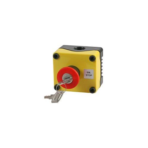 HYLEC-APL - 1DE.01.03A/D-TC - EMERGENCY STOP, KEY RESET EN418