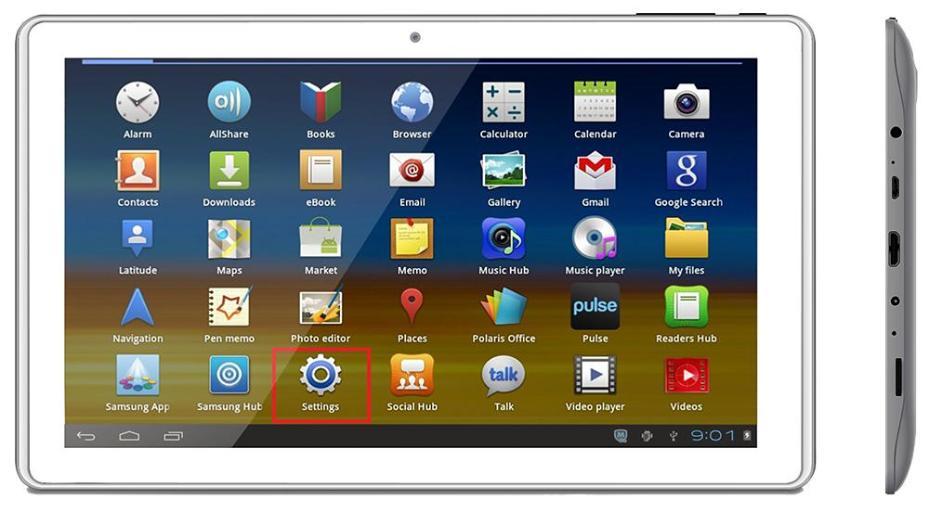 10.1" Quad Core Android Tablet 1GB 16GB, Grey - CELLO