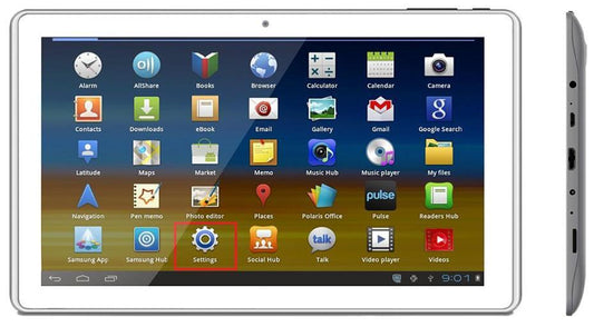 10.1" Quad Core Android Tablet 1GB 16GB, Grey - CELLO