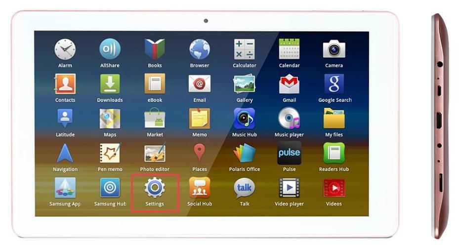 10.1" Quad Core Android Tablet 1GB 16GB, Gold - CELLO