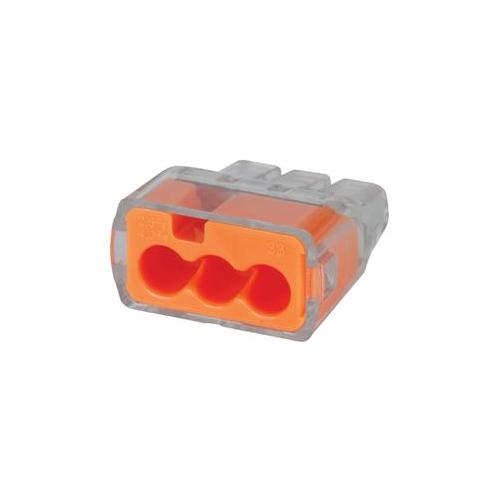 PRO POWER - 30-1033 - 3 PORT PUSH IN WIRE CONNECTORS 100 PACK