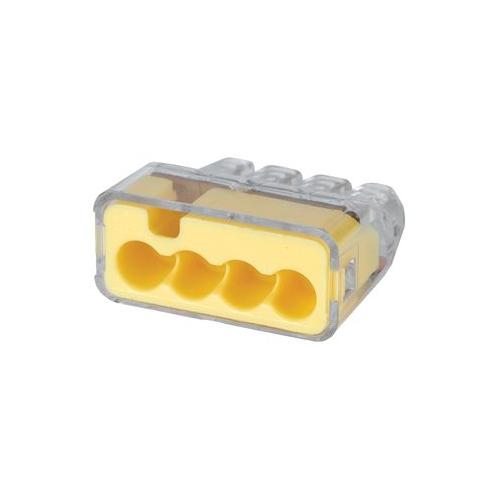 PRO POWER - 30-1034 - 4 PORT PUSH IN WIRE CONNECTORS 100 PACK