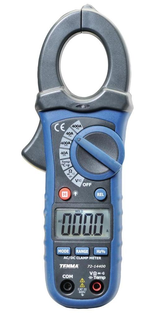 400A AC/DC Clamp Meter, 30mm Jaw - TENMA