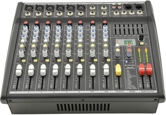 400W 6 Channel Powered Mixer - CITRONIC