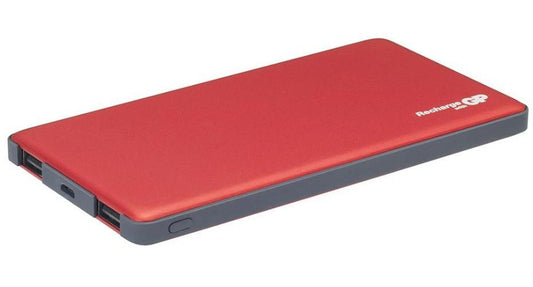 5000mAh Dual Port Power Bank Portable USB Charger, Red - GP BATTERIES