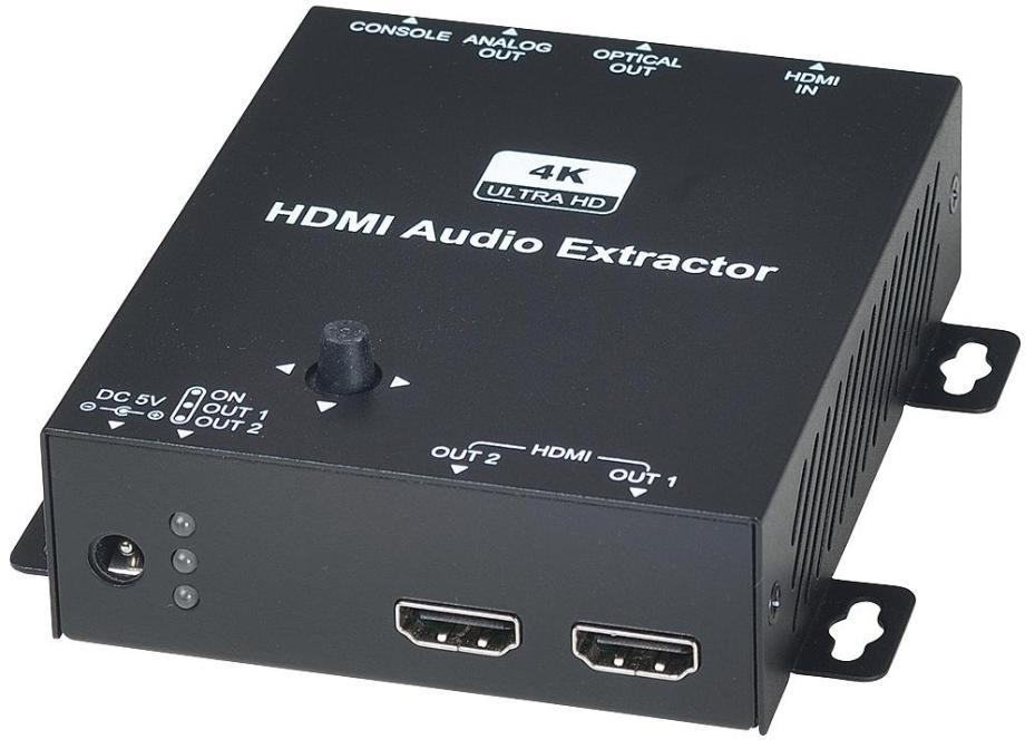 4K HDMI 2.0 Audio Extractor with Up/Down Scaler - PRO SIGNAL