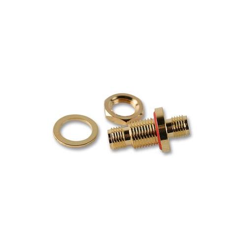 MULTICOMP - 19-21-1-TGG - ADAPTOR, SMA JACK-JACK, BULKHEAD