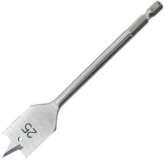 Flat Wood Drill Bit 25 x 152mm - TOOLPAK