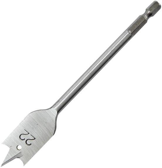 Flat Wood Drill Bit 22 x 152mm - TOOLPAK
