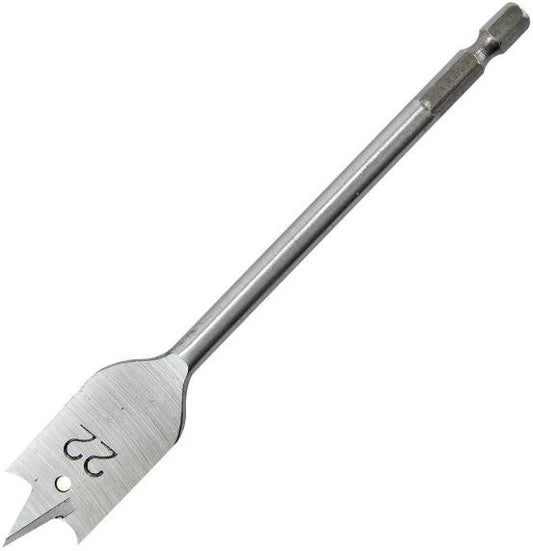 Flat Wood Drill Bit 22 x 152mm - TOOLPAK