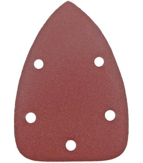 140mm 5 Holes 120 Grit Detail Sanding Pad - 10 Pack - TOOLPAK