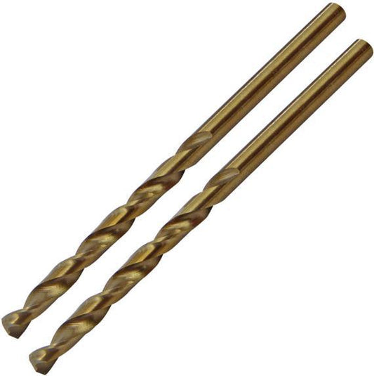 4 x 75mm Cobalt Ground Jobber Drill Bit - 2 Pack - TOOLPAK