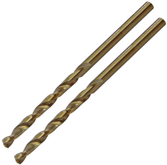 3.5 x 70mm Cobalt Ground Jobber Drill Bit - 2 Pack - TOOLPAK