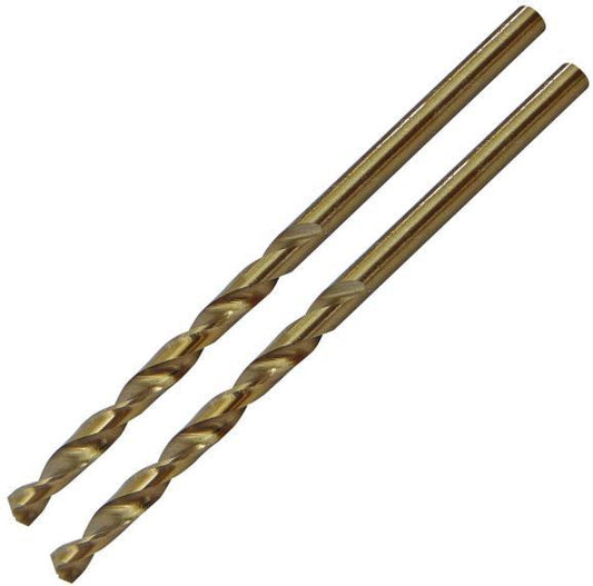 3.5 x 70mm Cobalt Ground Jobber Drill Bit - 2 Pack - TOOLPAK
