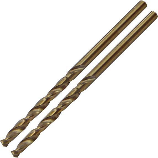 3.2 x 65mm Cobalt Ground Jobber Drill Bit - 2 Pack - TOOLPAK