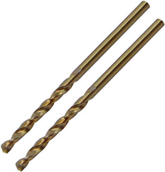 3 x 61mm Cobalt Ground Jobber Drill Bit - 2 Pack - TOOLPAK