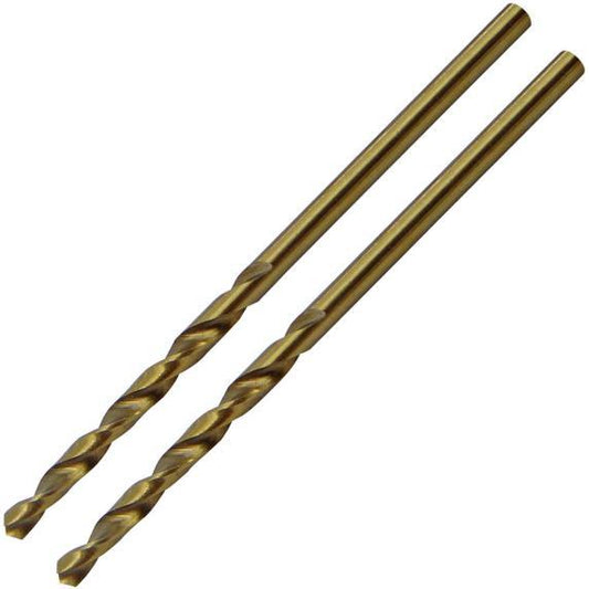 2.5 x 57mm Cobalt Ground Jobber Drill Bit - 2 Pack - TOOLPAK