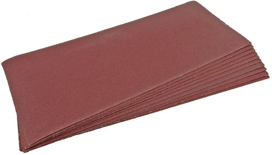 1/3 Sanding Sheets 93 x 230mm 120 Grit - 10 Pack - TOOLPAK