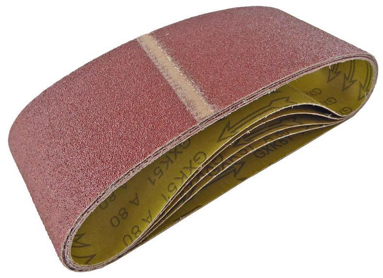 100 x 610mm 80 Grit Sanding Belt - 5 Pack - TOOLPAK