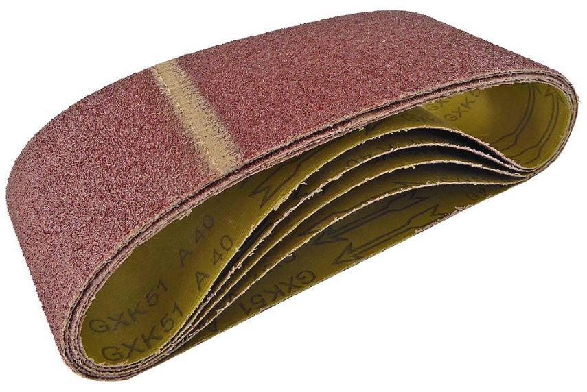 100 x 610mm 40 Grit Sanding Belt - 5 Pack - TOOLPAK