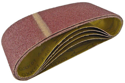 100 x 610mm 40 Grit Sanding Belt - 5 Pack - TOOLPAK