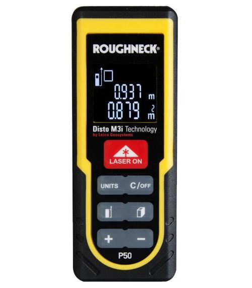 50m Laser Distance Measuring Meter - ROUGHNECK