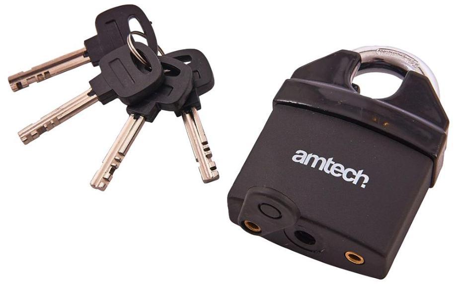 60mm PVC Insulated Padlock - AMTECH