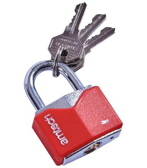 40m Rhombic Chrome-Plated Iron Padlock - AMTECH