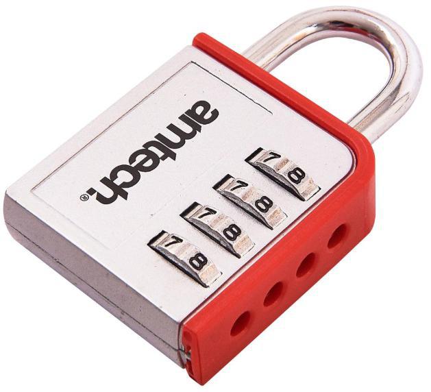 4-Digit Zinc Combination Padlock - AMTECH