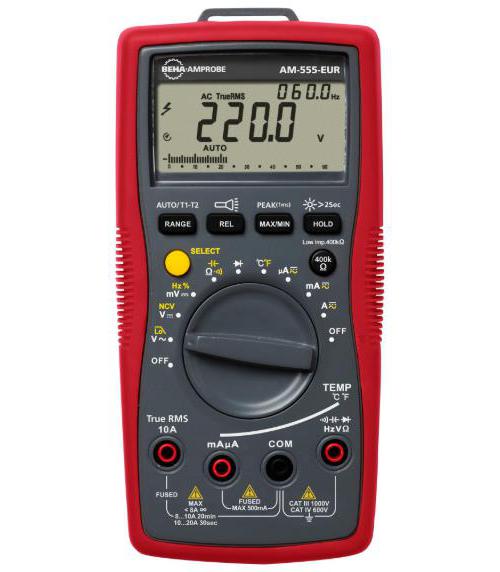 1000V AC/DC HVAC TRMS Digital Multimeter with VolTect NCV - BEHA-AMPROBE