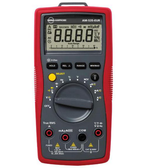 600V AC/DC HVAC TRMS Digital Multimeter with VolTect NCV - BEHA-AMPROBE