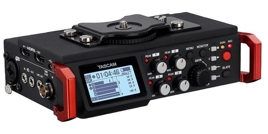 6 Channel Audio Recorder for DSLR cameras - TASCAM