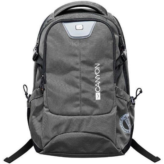 17" Laptop Backpack, Grey and Black - CANYON