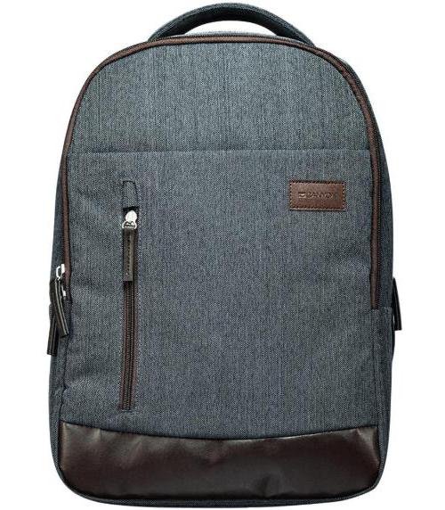 15.6" Laptop Backpack, Grey and Brown - CANYON