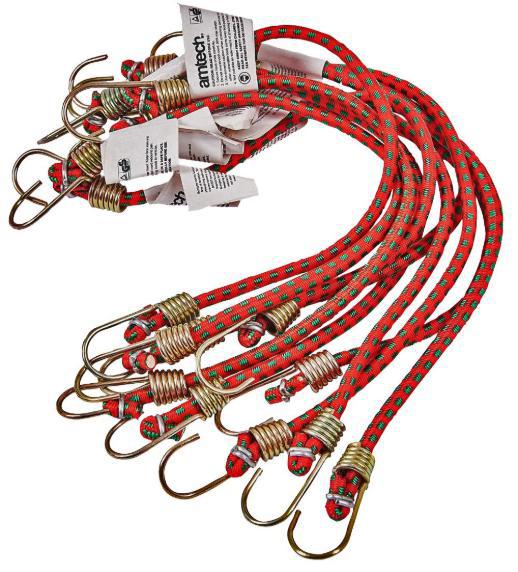 10" Mini Bungee Cord Set (Pack of 10) - AMTECH
