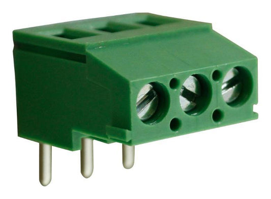 5.08mm High Power 90° Rising Clamp Terminal Block, 3-Pole, 20A - CAMDENBOSS