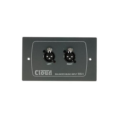 CLOUD - BE1 - WALLPLATE, 2 FEMALE XLR INPUTS