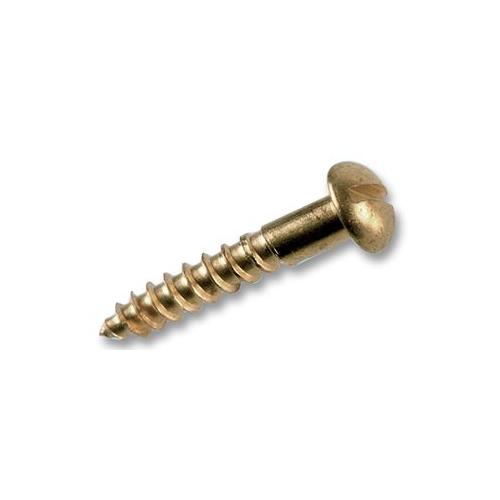 FBSRHS04012 - BRASS R/H SCREWS 4 X 1/2 50 PK