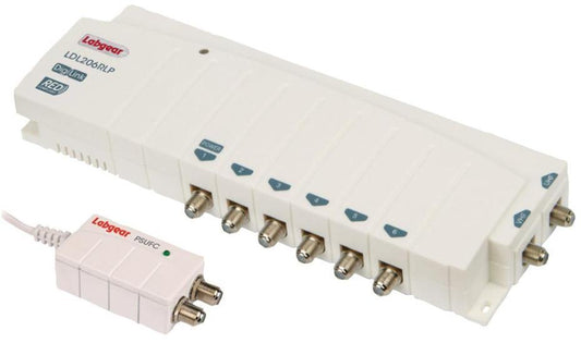 6 WAY LINE POWERED DISTRIBUTION AMP - LABGEAR