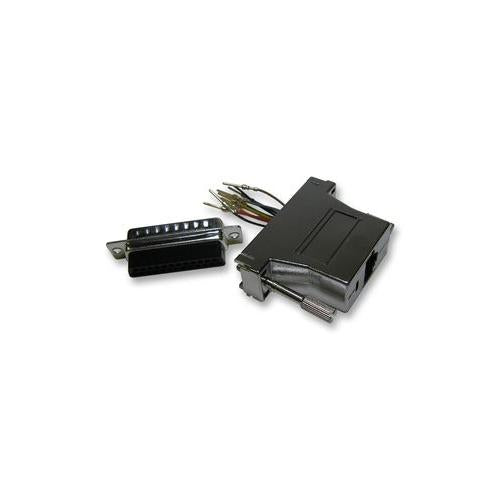MHDA25-PMJ8-M-K - MODULAR ADAPTOR RJ45/25WAY/D PLUG