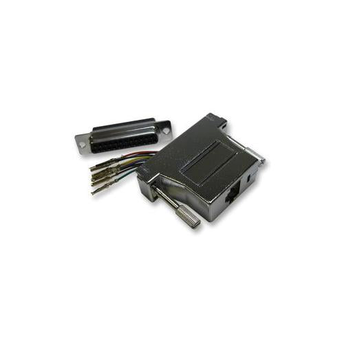 MHDA25-SMJ8-M-K - MODULAR ADAPTOR RJ45/25WAY D SOCKET