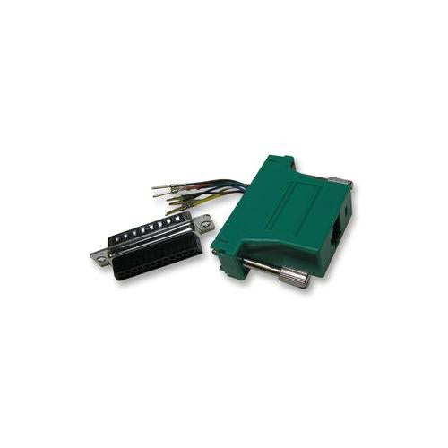 MHDA25PMJ8GK - MODULAR ADAPTOR 25WAY PLUG/GREEN