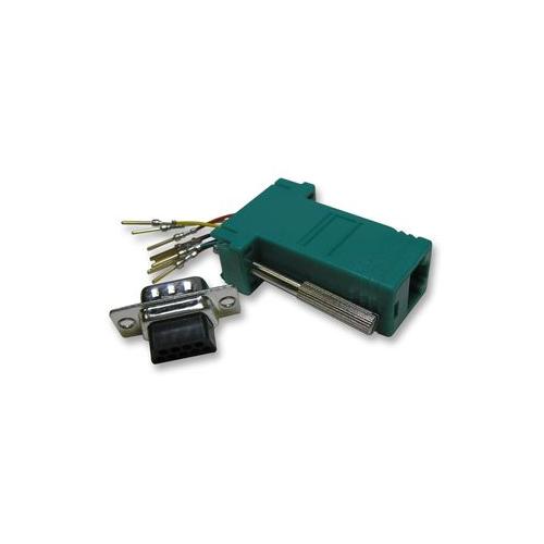 MHDA9PMJ8GK - MODULAR ADAPTOR 9WAY PLUG/GREEN