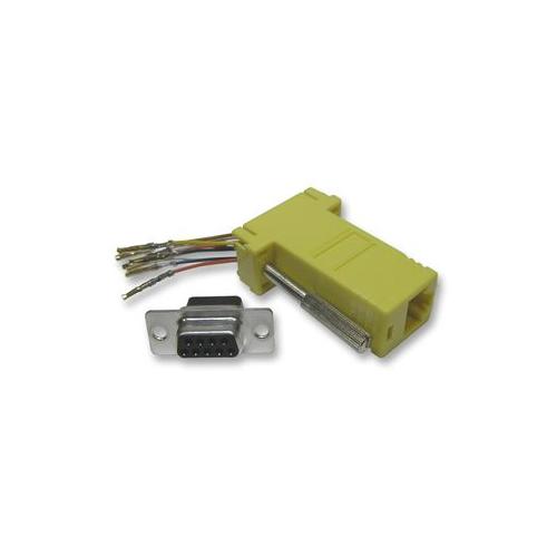 MHDA9SMJ8YK - MODULAR ADAPTOR 9WAY D SOCKET/YELLOW