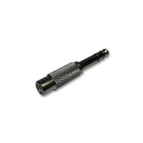 PRO SIGNAL - PSG01711 - ADAPTOR, PHONO TO 6.35MM JACK, METAL