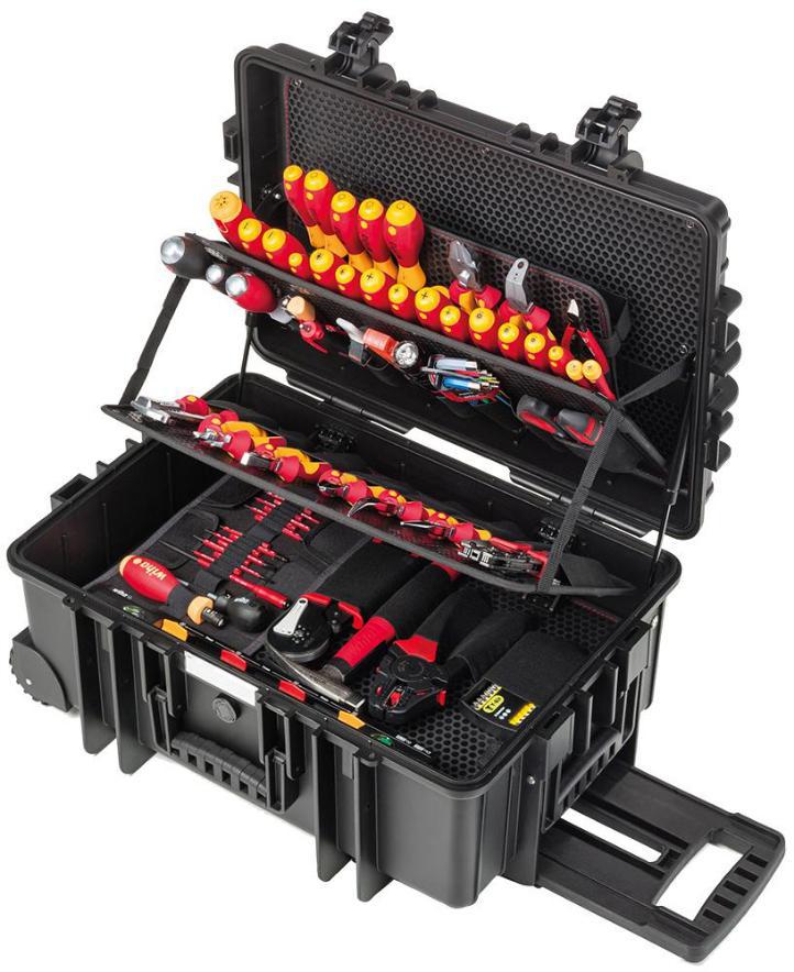 115 Piece Professional Electrician's Competence XXL 2 Tool Kit - WIHA