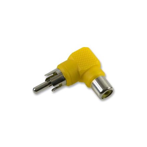 PRO SIGNAL - PSG02731 - PHONO ADAPTOR, 90DEG, YELLOW